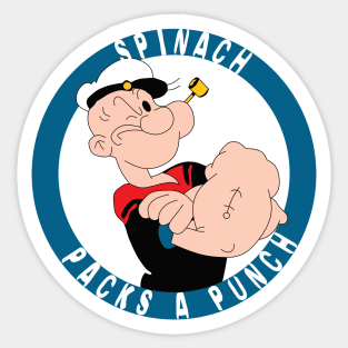 Popeye Spinach Sticker